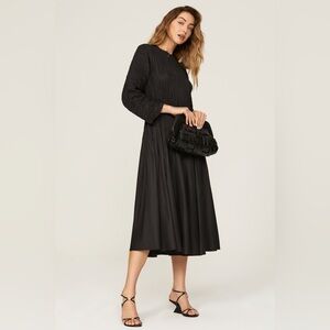 Vince Black Long Sleeve Dress